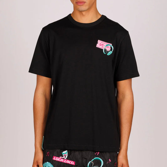 OS T-SHIRT BLACK | A LITTLE PARTY