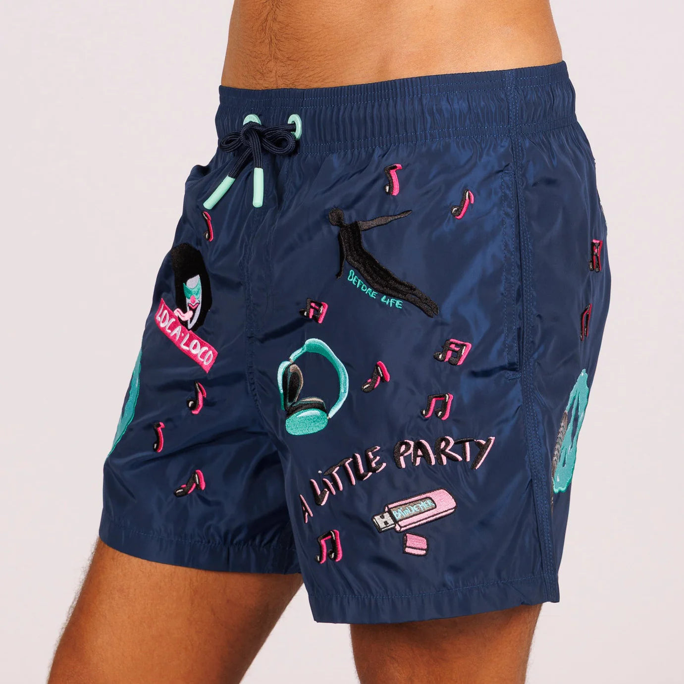 SWIMWEAR NAVY | A LITTLE PARTY