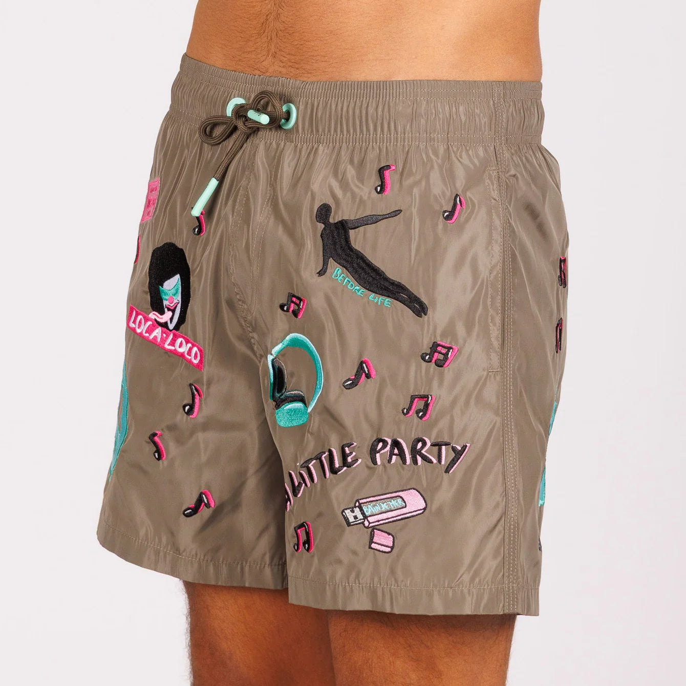 SWIMWEAR MILITARY GREEN | A LITTLE PARTY