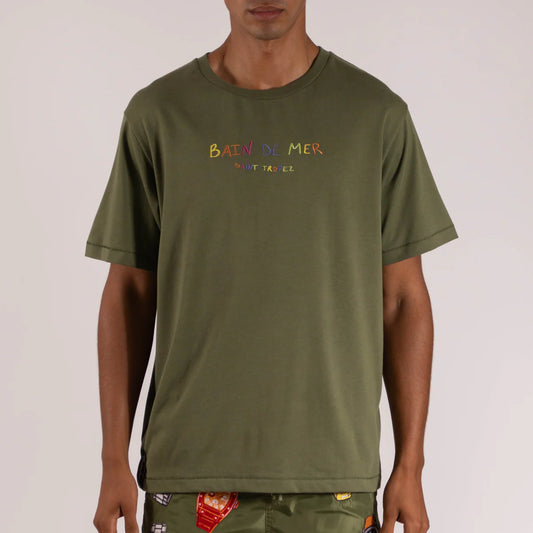 OS T-SHIRT MILITARY GREEN | BDM ALL I NEED