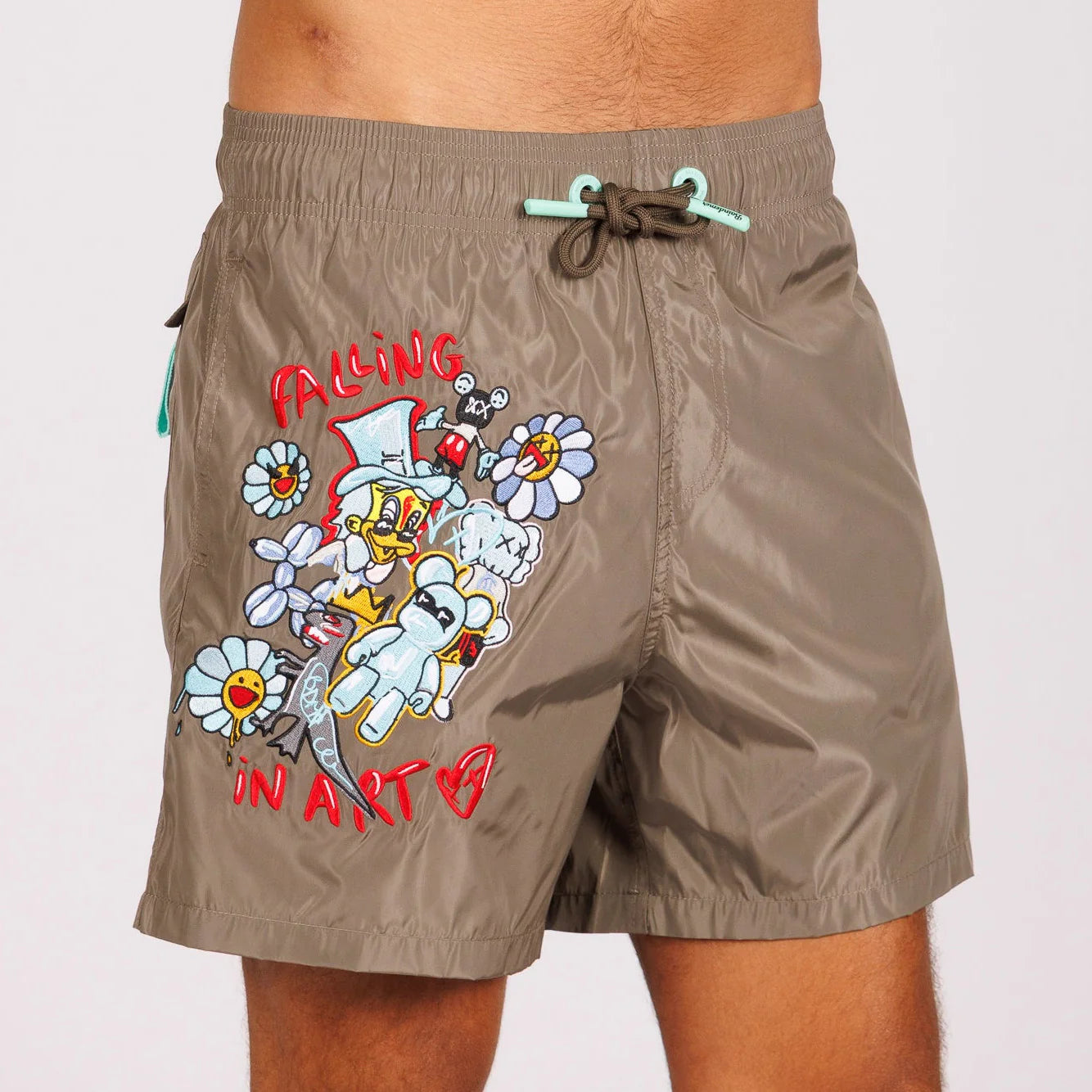 SWIMWEAR MILITARY GREEN | ART MONO
