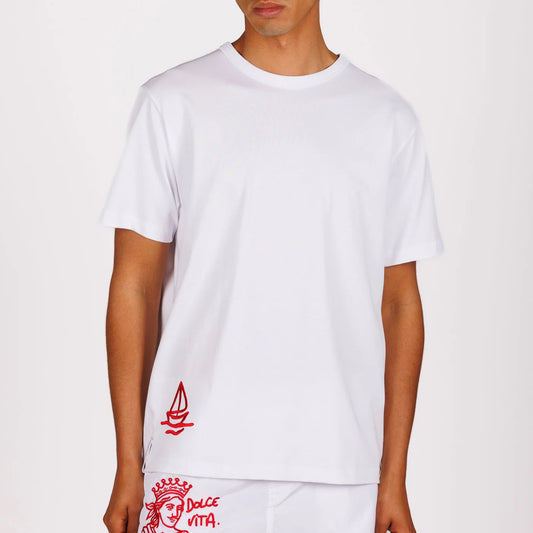 OS T-SHIRT WHITE | DOLCE VITA KING