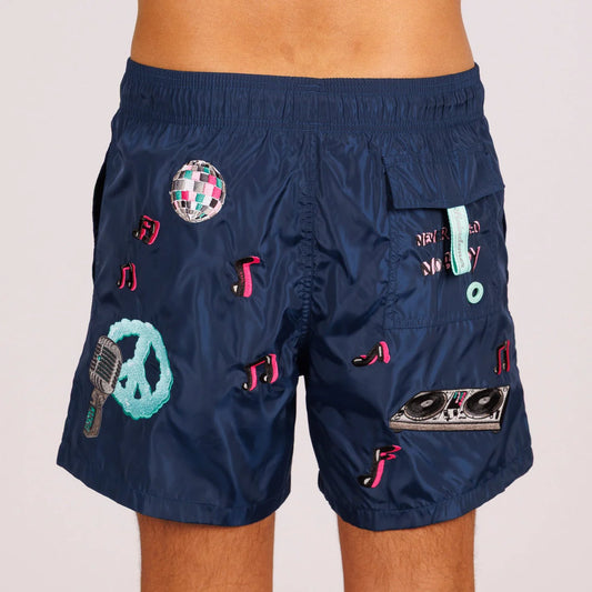 SWIMWEAR NAVY | A LITTLE PARTY