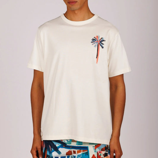 OS T-SHIRT OFF WHITE | BDM HOTEL LE CAP