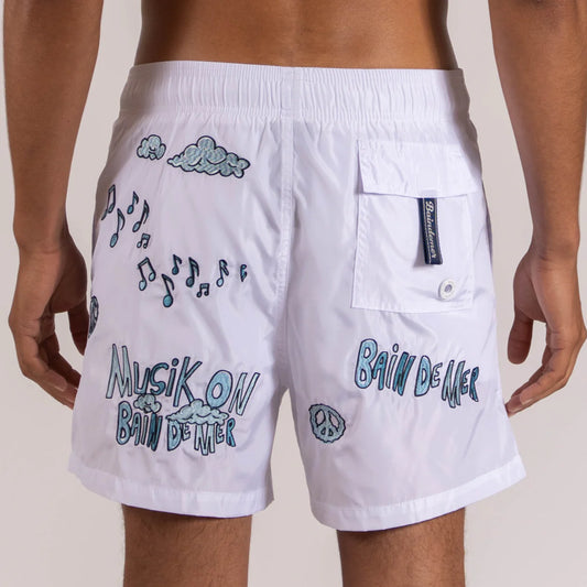 SWIMWEAR WHITE | MUSIK ON
