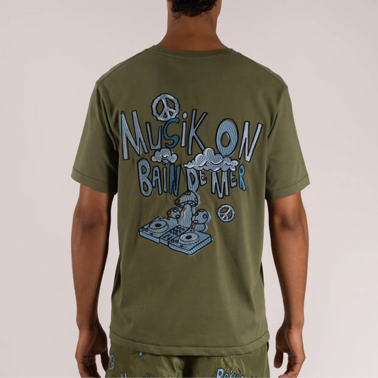 OS T-SHIRT MILITARY GREEN | MUSIK ON