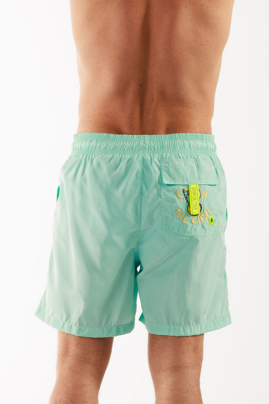 SALIN TIFFANY BLUE | Mens Swimwear RICH THE DOLLAR MONO