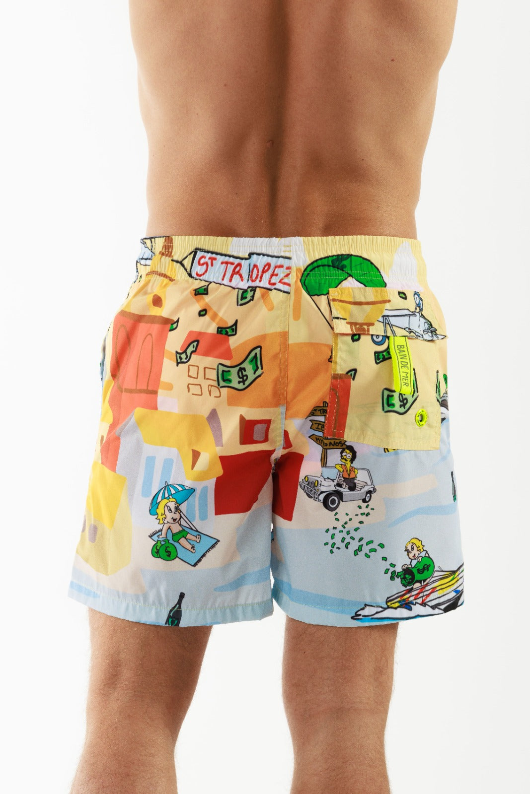 SALIN | Men's Swimwear SAINT TROPEZ PRINT ALLOVER