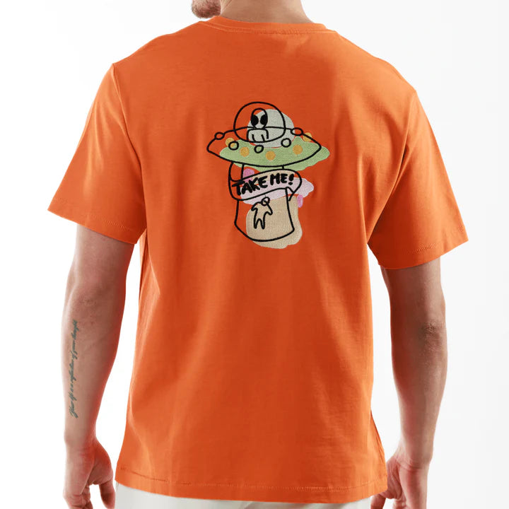 ALLARD ORANGE | Oversized Cotton T-Shirt THE TRIP