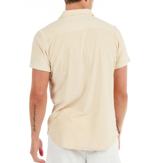 HERITAGE SAND | Towelling Shirt Short Sleeve