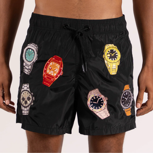 SWIMWEAR BLACK | WATCH COLLECTOR AO