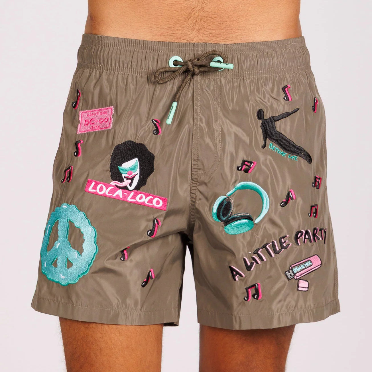 SWIMWEAR MILITARY GREEN | A LITTLE PARTY
