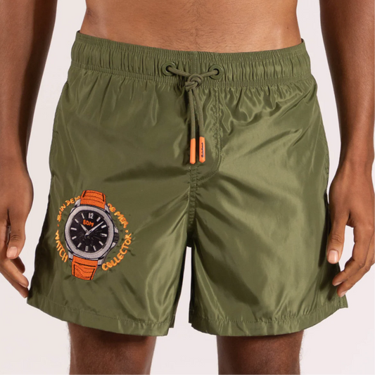SWIMWEAR MILITARY GREEN | BDM WATCH MONO