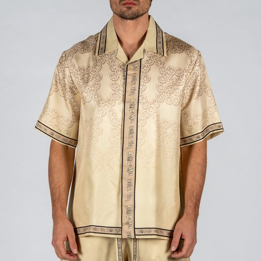 SILK SHIRT SHORT SLEEVE BDM PEACE
