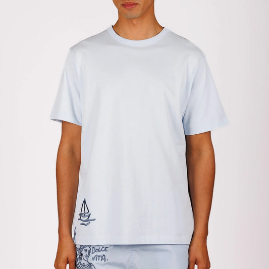 OS T-SHIRT BDM BLUE | DOLCE VITA KING