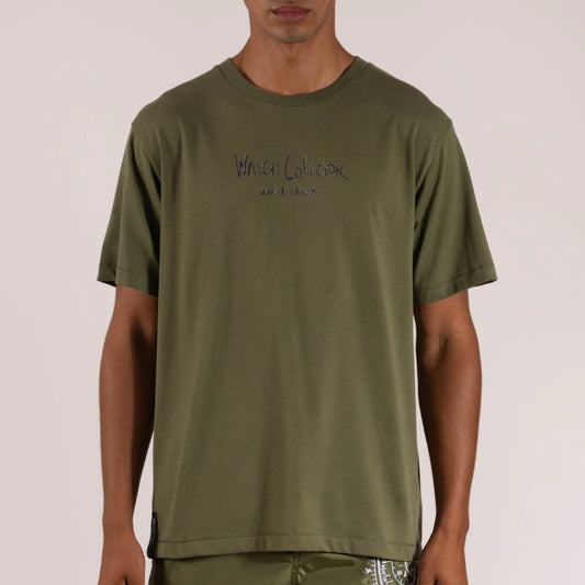 OS T-SHIRT MILITARY GREEN | WATCH COLLECTOR PRINT