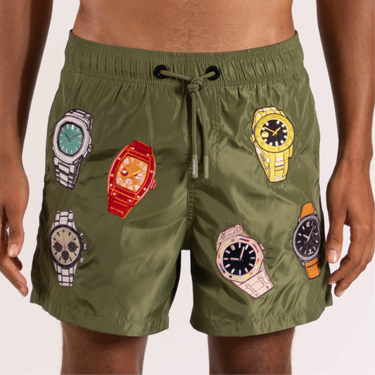 SWIMWEAR MILITARY GREEN | WATCH COLLECTOR AO