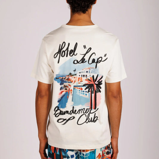 OS T-SHIRT OFF WHITE | BDM HOTEL LE CAP