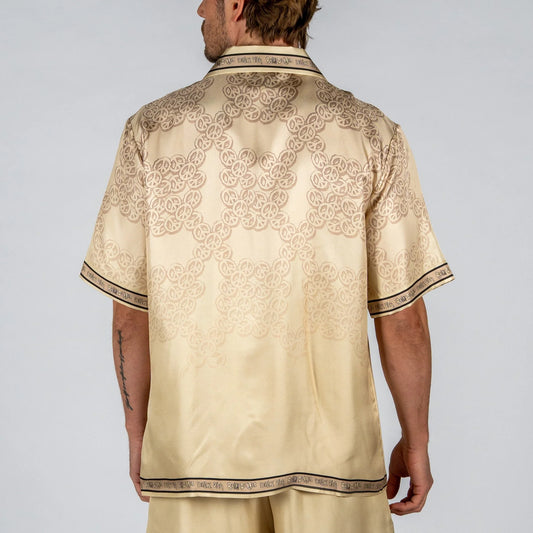 SILK SHIRT SHORT SLEEVE BDM PEACE