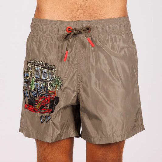 SWIMWEAR MILITARY GREEN | MONACO GP1