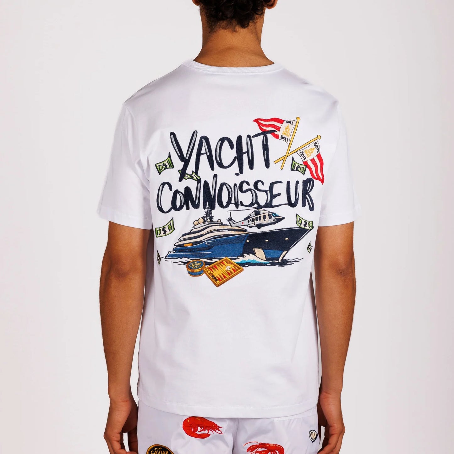 OS T-SHIRT WHITE | YACHT CONNOISSEUR