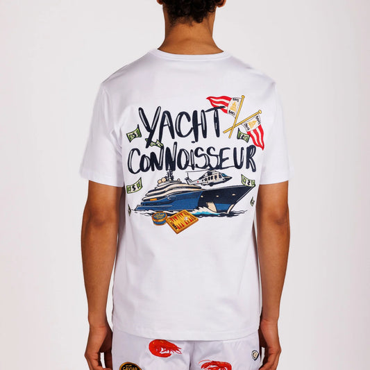OS T-SHIRT WHITE | YACHT CONNOISSEUR