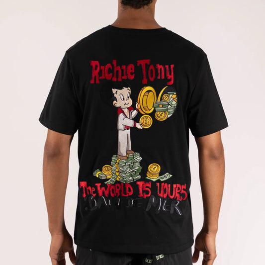 OS T-SHIRT BLACK | RICHIE TONY