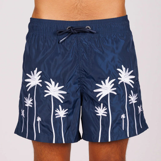 SWIMWEAR NAVY | PALMS