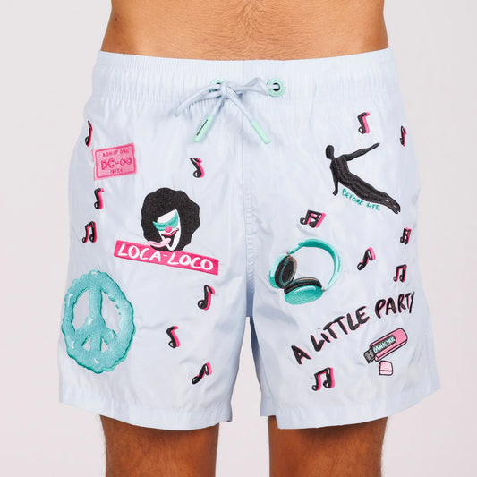 SWIMWEAR BDM BLUE | A LITTLE PARTY