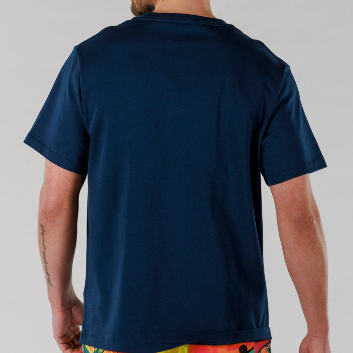 ALLARD OS T-SHIRT NAVY BLUE | BDM SKULL