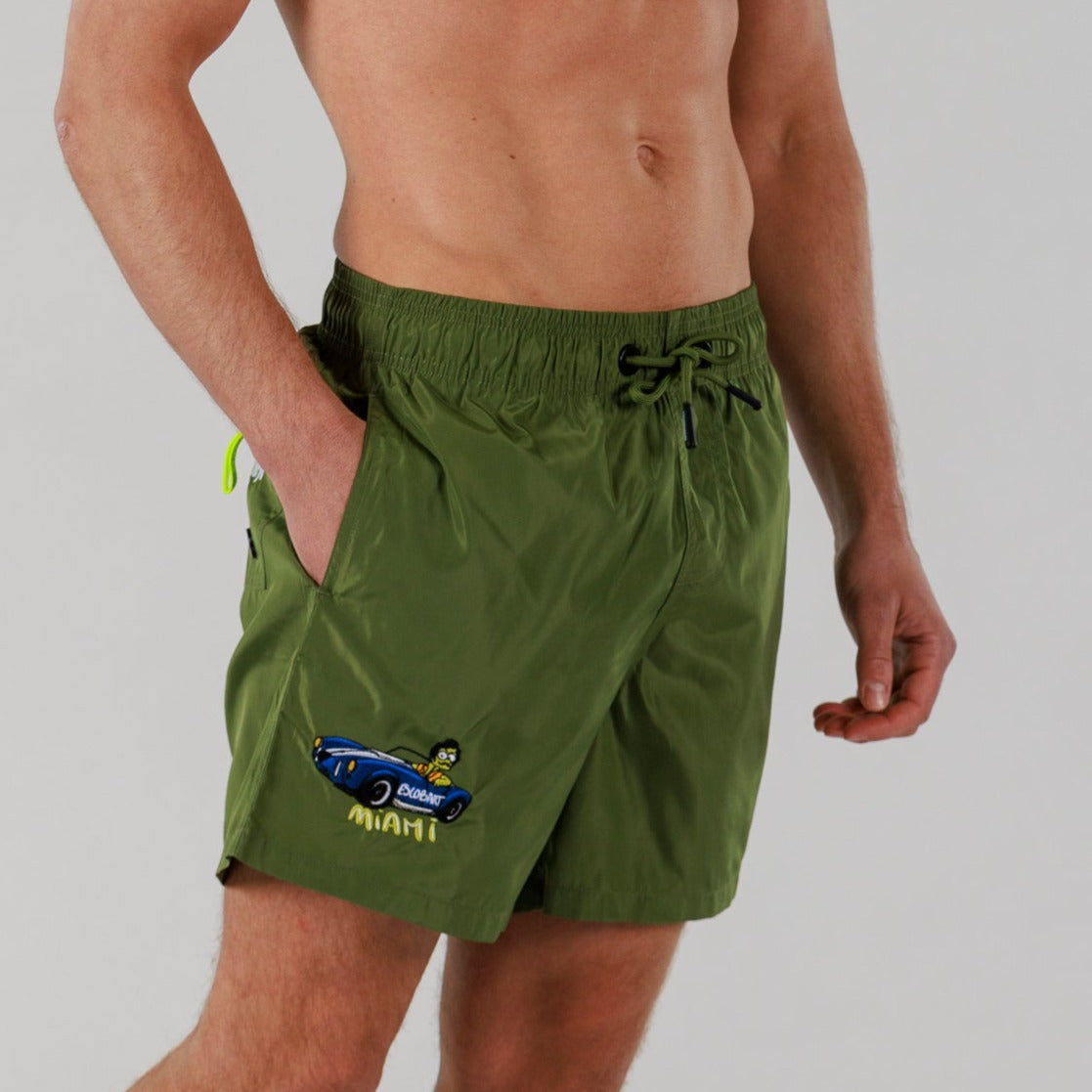 SALIN MILITARY GREEN | Men's Swimwear BDM MIAMI