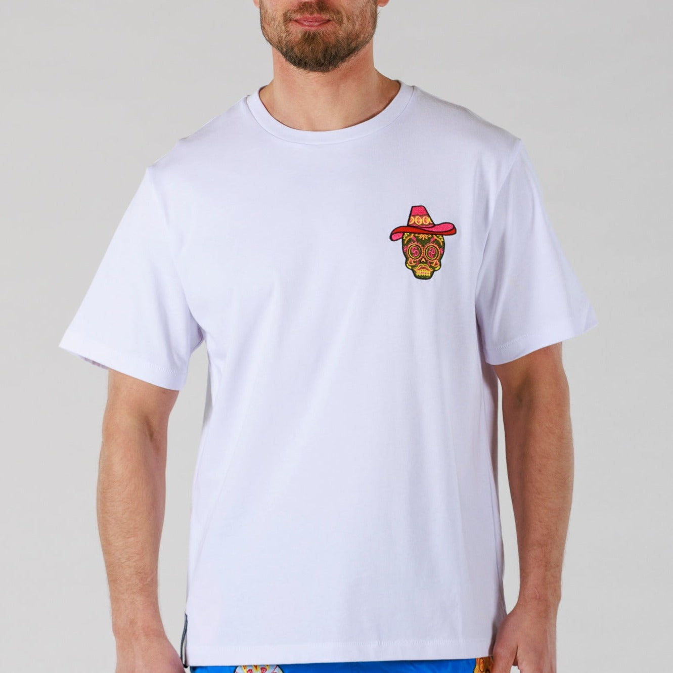 ALLARD OS T-SHIRT WHITE | BDM SKULL