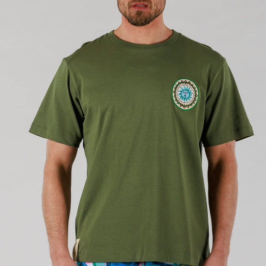 ALLARD OS T-SHIRT MILITARY GREEN | BDM MEDITERRANEAN