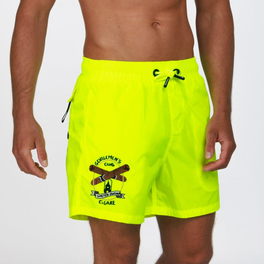 SALIN NEON YELLOW | Men's Swimwear BDM CIGARE