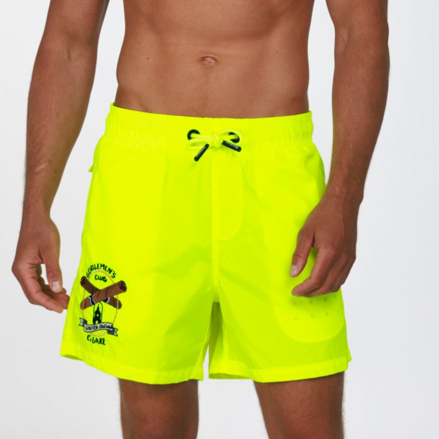 SALIN NEON YELLOW | Men's Swimwear BDM CIGARE