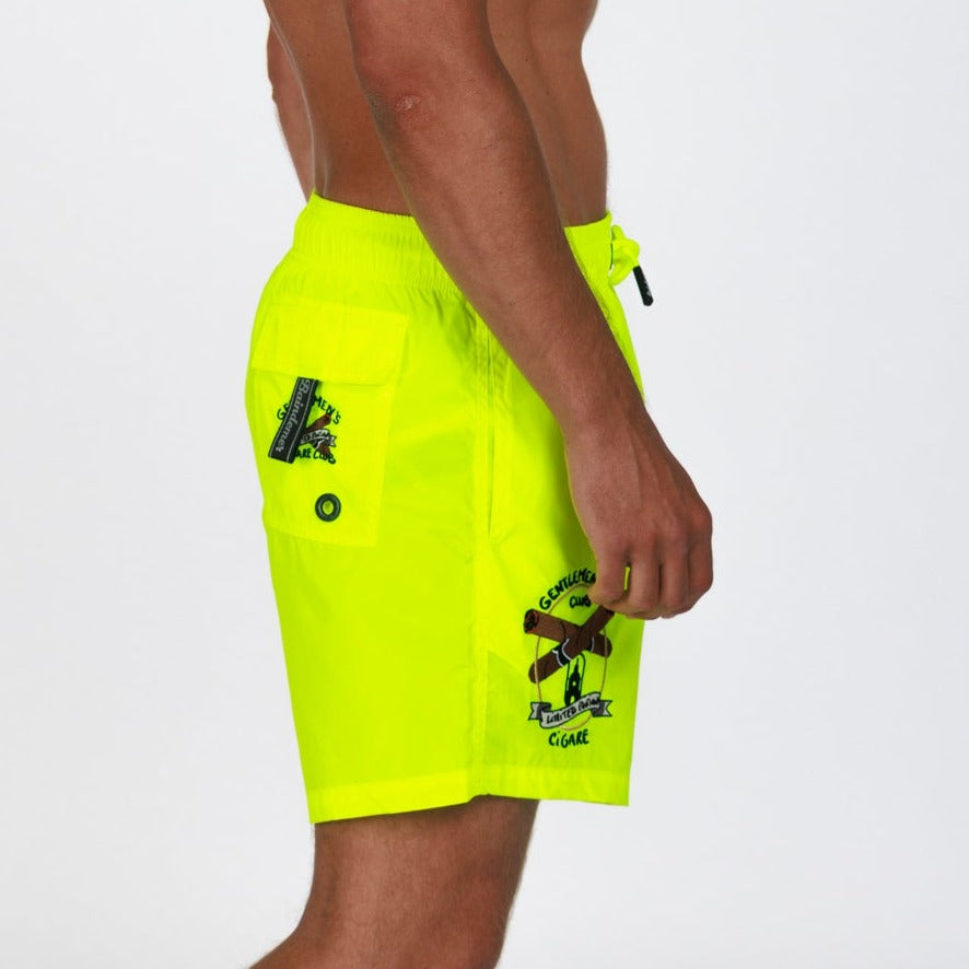 SALIN NEON YELLOW | Men's Swimwear BDM CIGARE