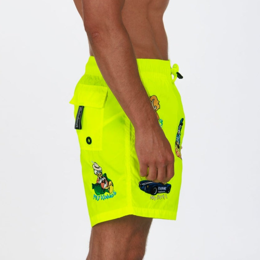 SALIN NEON YELLOW | Men's Swimwear BDM WORLD AO