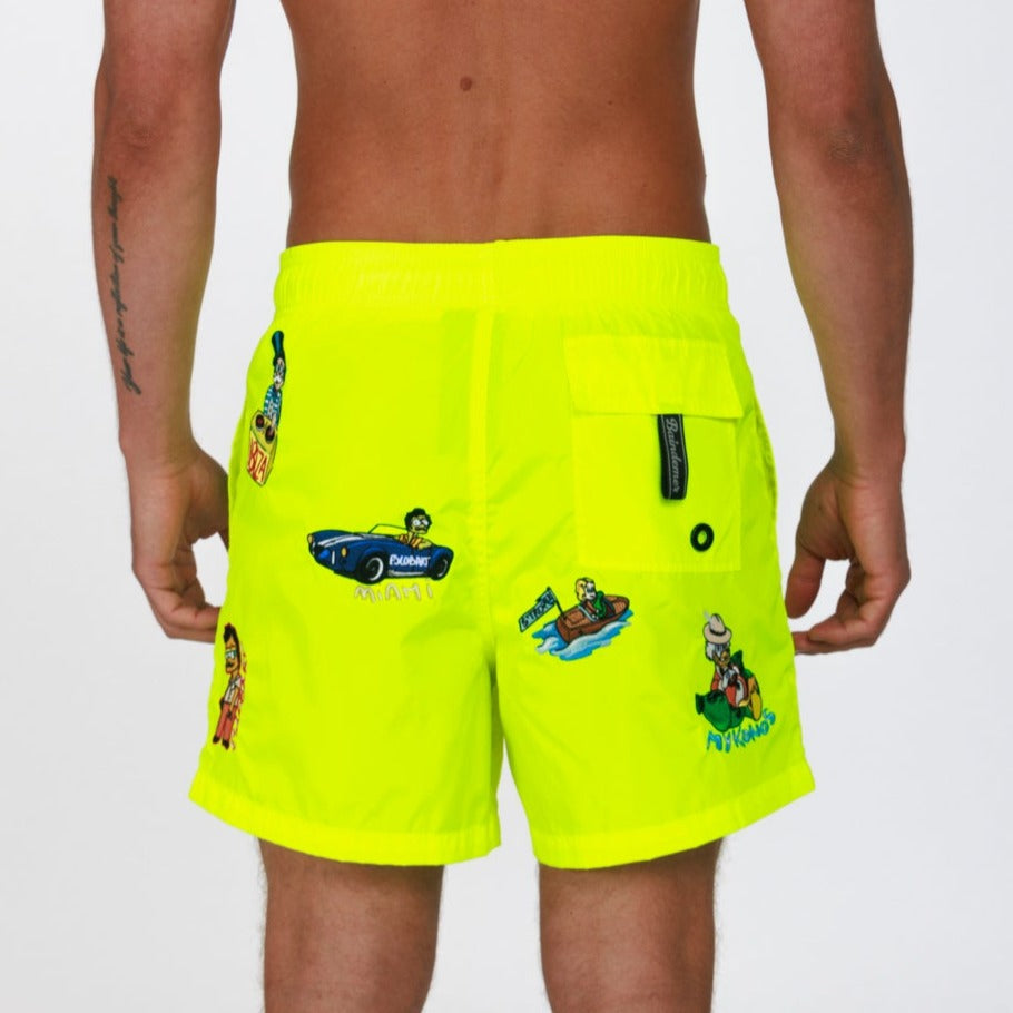 SALIN NEON YELLOW | Men's Swimwear BDM WORLD AO