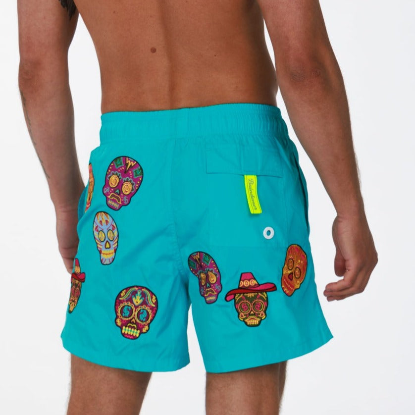 SALIN TIFFANY BLUE | Men's Swimwear BDM SKULL AO