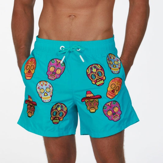 SALIN TIFFANY BLUE | Men's Swimwear BDM SKULL AO