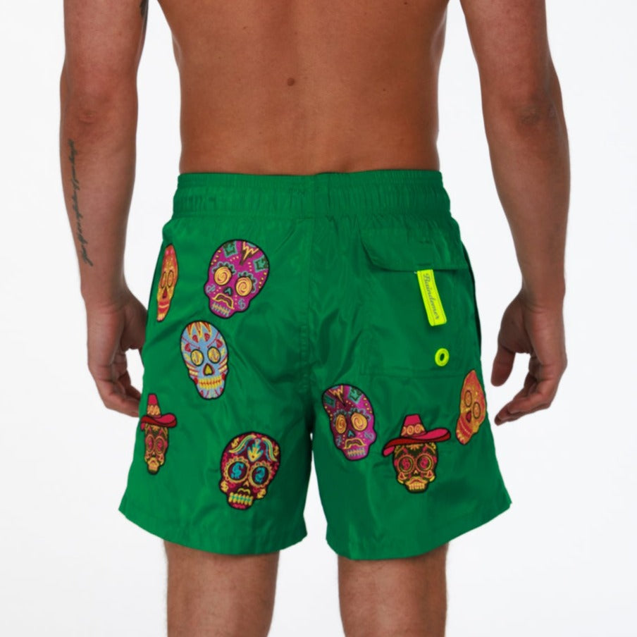 SALIN GREEN | Men's Swimwear BDM SKULL AO