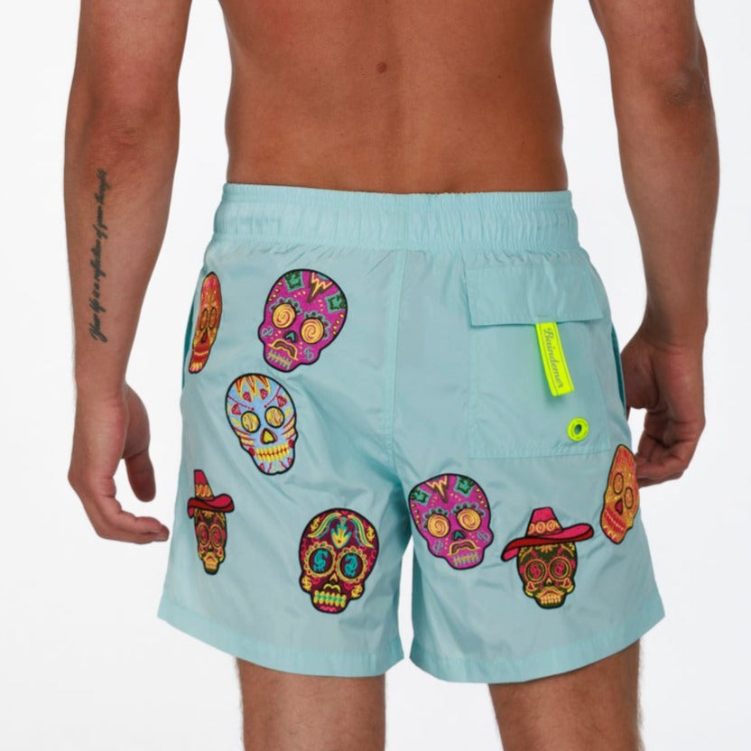 SALIN SKY BLUE | Men's Swimwear BDM SKULL AO