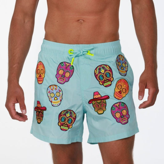 SALIN SKY BLUE | Men's Swimwear BDM SKULL AO