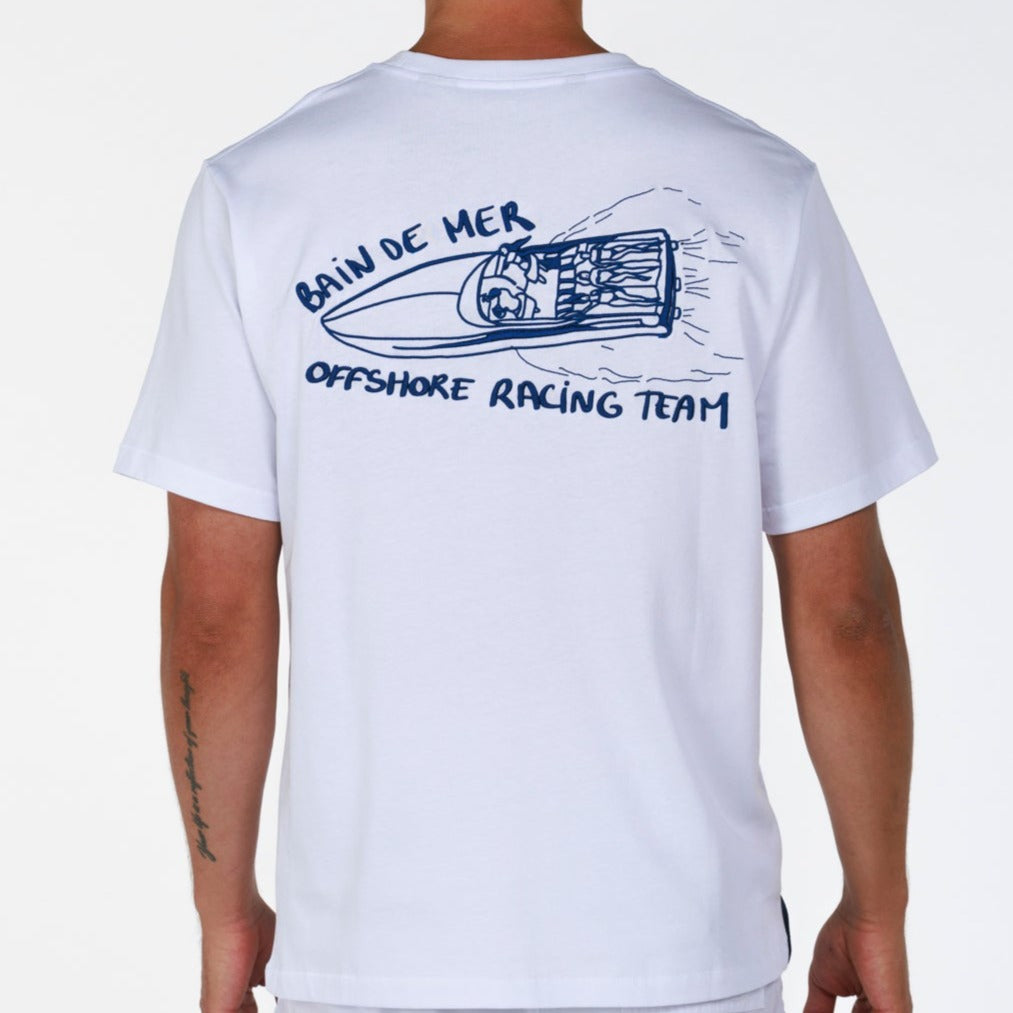 ALLARD OS T-SHIRT WHITE | BDM OFFSHORE