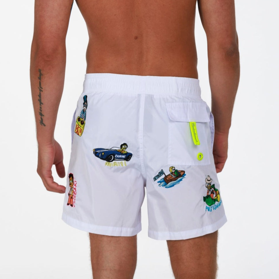 SALIN WHITE | Men's Swimwear BDM WORLD AO