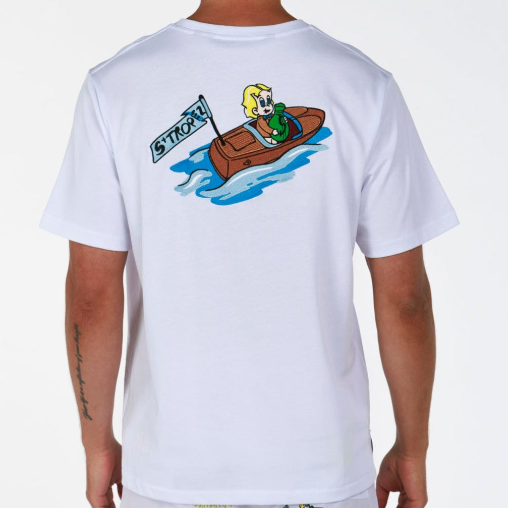 ALLARD OS T-SHIRT WHITE | ST TROPEZ BOAT