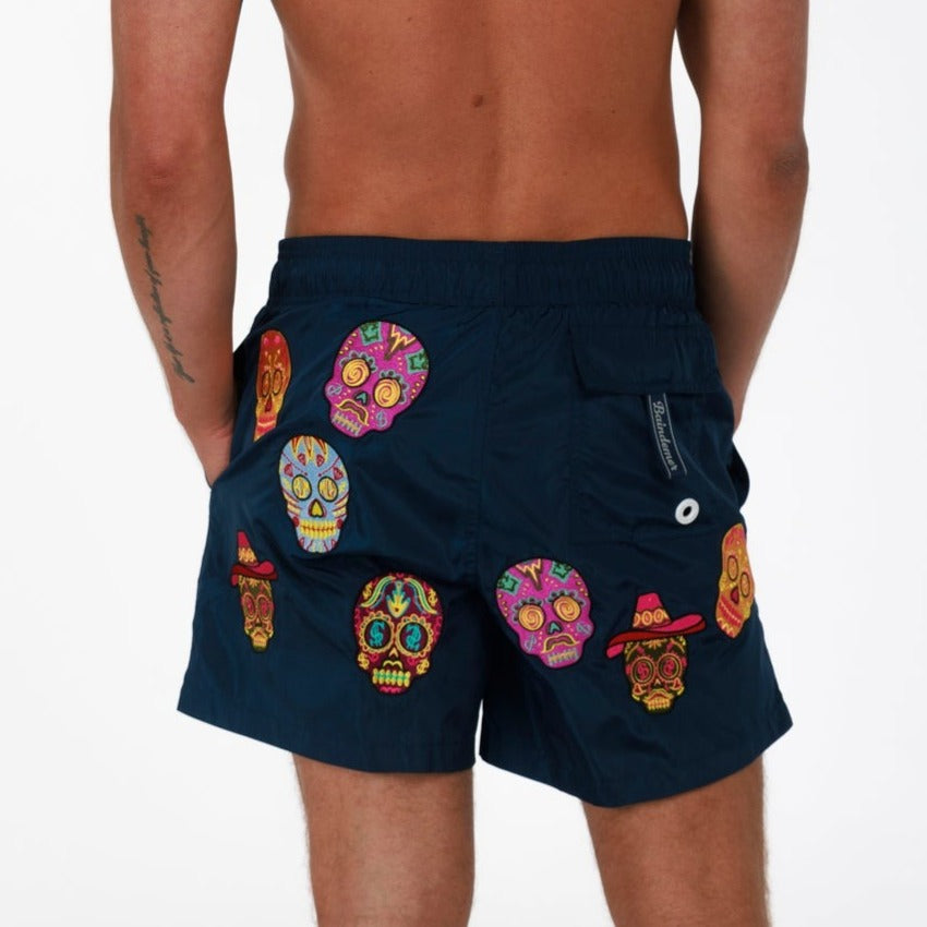 SALIN NAVY BLUE | Men's Swimwear BDM SKULL AO