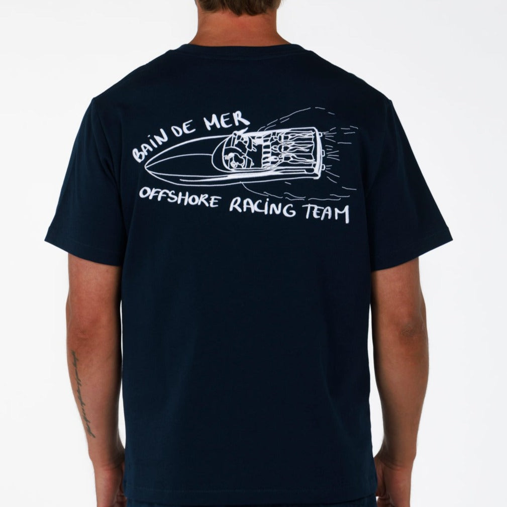 ALLARD OS T-SHIRT NAVY BLUE | BDM OFFSHORE