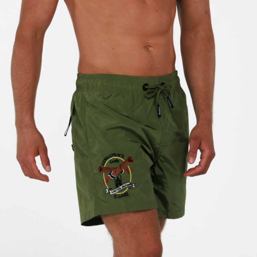 SALIN MILITARY GREEN | Men's Swimwear BDM CIGARE