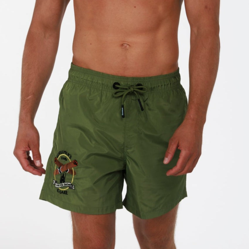 SALIN MILITARY GREEN | Men's Swimwear BDM CIGARE